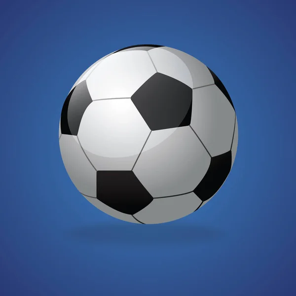 Imagem Vetorial Bola Futebol — Vetor de Stock