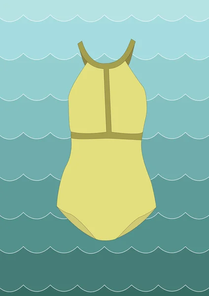 Swimwear Stylized Vector Illustration — Stock Vector