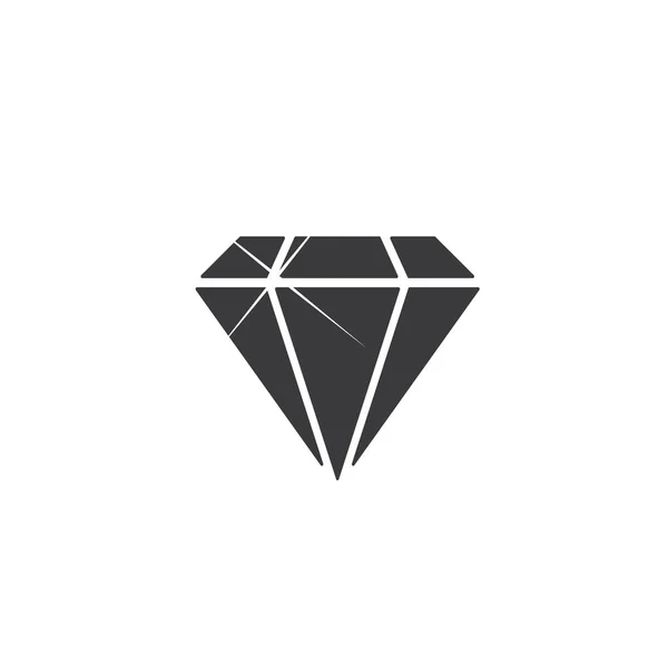 Illustration Vectorielle Icône Diamant — Image vectorielle