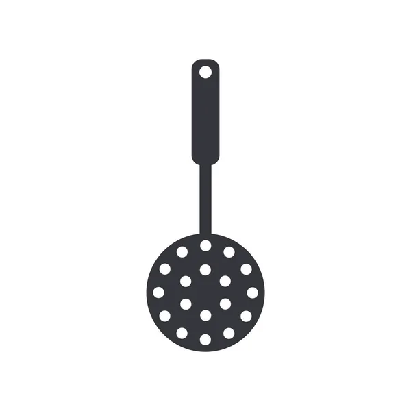 Ustensiles Cuisine Icône Vectoriel Illustration — Image vectorielle