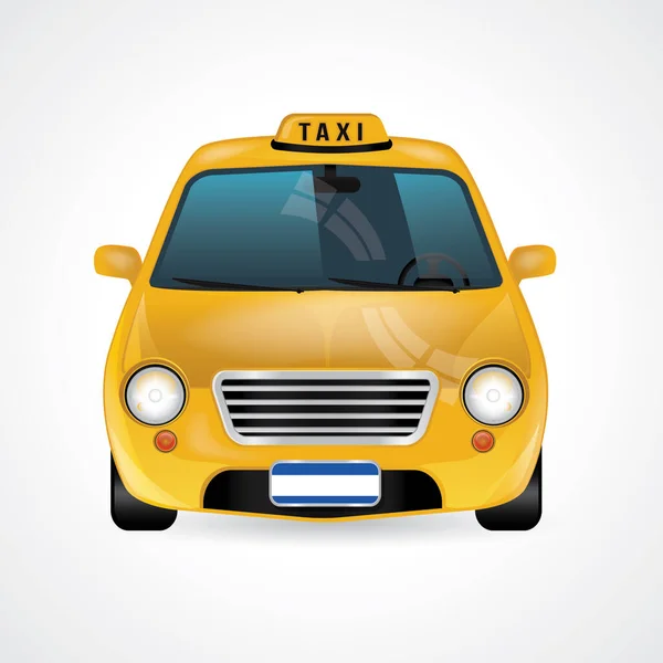 Taksi Servisi Tasarımı Vektör Illüstrasyon Eps10 Grafiği — Stok Vektör