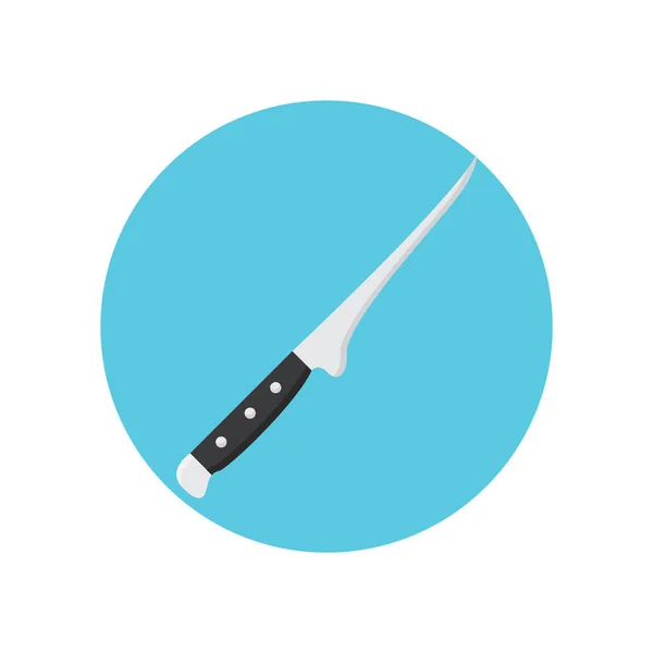 Vektorová Ilustrace Ikony Kuchyňského Nože — Stockový vektor