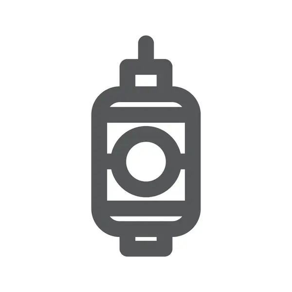 Vektor Illustration Der Modernen Mangel Symbol Batterie — Stockvektor