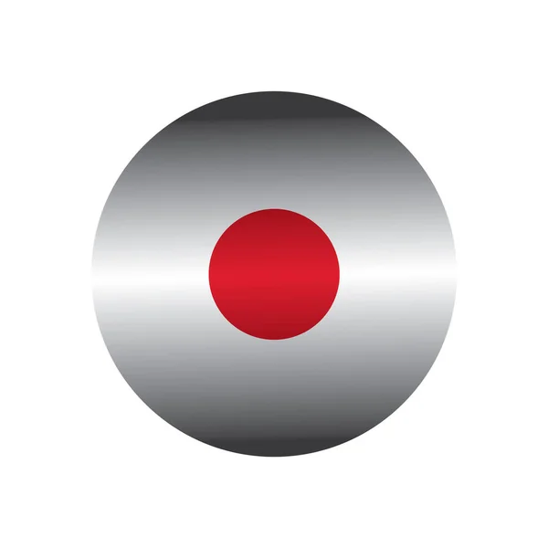 Illustration Vectorielle Drapeau Japonais — Image vectorielle