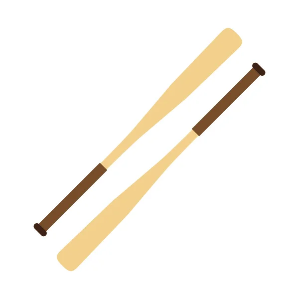 Baseballová Ikona Barevná Vektorová Ilustrace — Stockový vektor