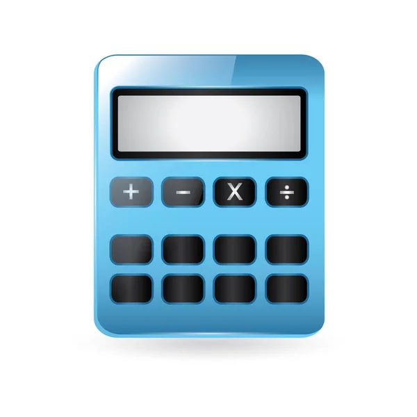 Calculator Icon Vector Illustration — Stock Vector