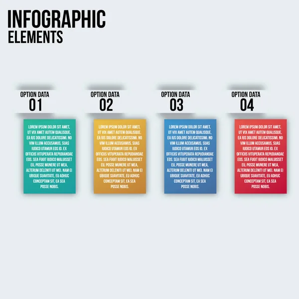 Vektorillustration Der Geschäftsinformationsgrafik Vorlage — Stockvektor