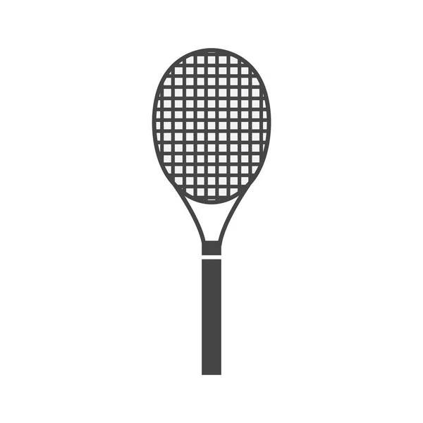 Tennisschläger Symbol Vektor Illustration Grafik Design — Stockvektor