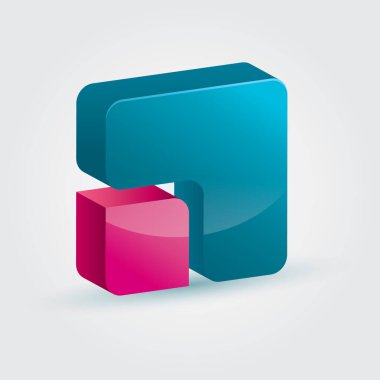 Uygulamanız için vektör tasarım şablonu, kurumsal kimlik.