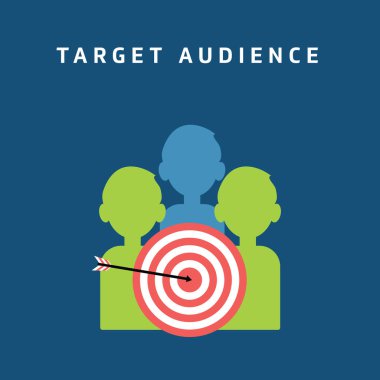 Simge tasarımı ve vektör illüstrasyonlu iş stratejisi kavramı 