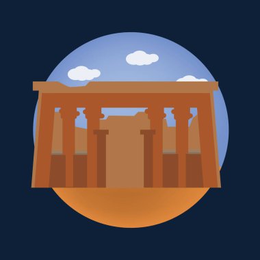 Basit modern tasarımın vektör çizimi