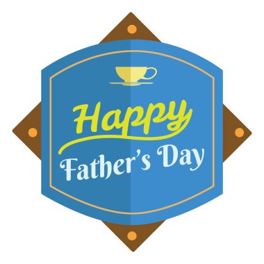 Babalar Günü, vektör illüstrasyonu