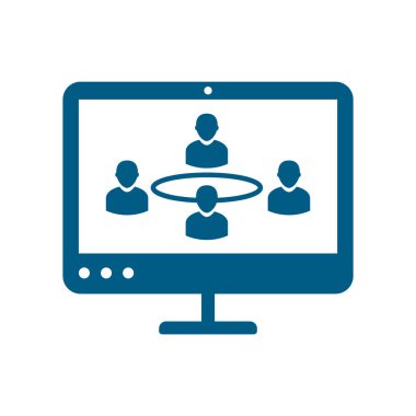 Sosyal medya ikonu. vektör illüstrasyonu