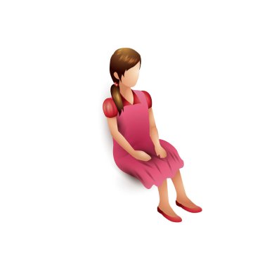 Bir çizgi film figürünün 3d canlandırması