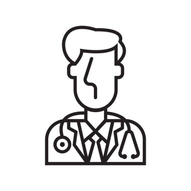 Doktor biçimlendirilmiş vektör çizimi