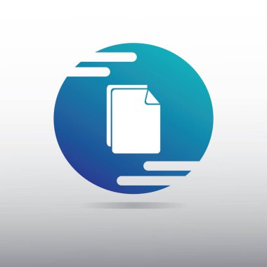 Vektör dosya simgesi. düz tasarım biçimi