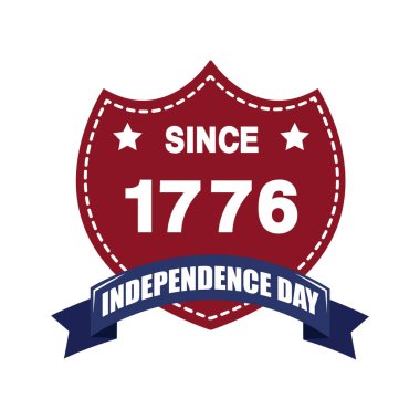 Amerikan bağımsızlık günü, vektör illüstrasyonu