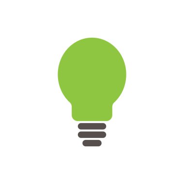 ampul simgesi, vektör illüstrasyonu