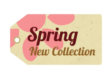 etiket şablonu, vektör illüstrasyonu 