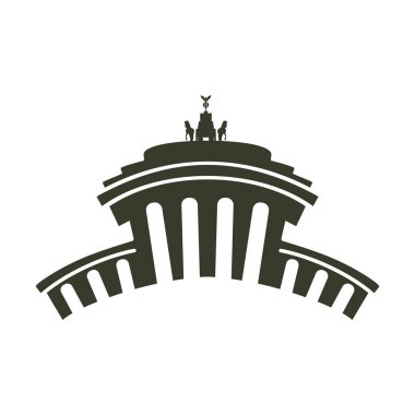 Saray illüstrasyonu, tasarım vektörü illüstrasyonu