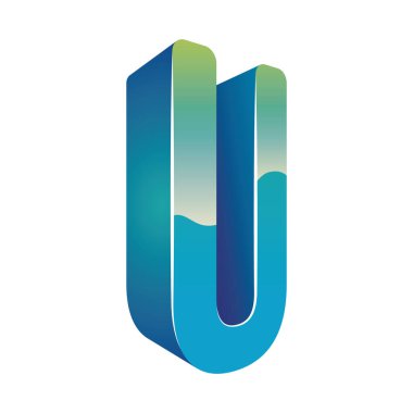 B harfi logo ikonu tasarım vektörü illüstrasyonu