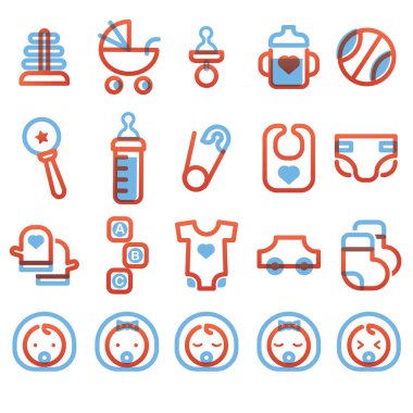 bebek çizgisi simgeleri