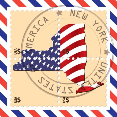 ABD şablonu, vektör illüstrasyonu