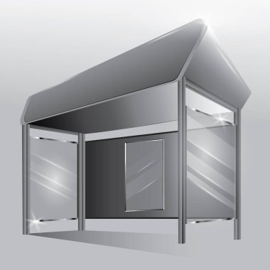 Boş Billboard, vektör illüstrasyonu