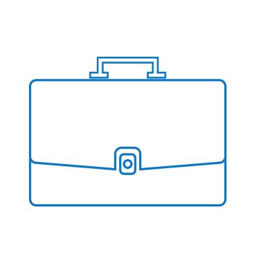 ofis çantası, tasarım vektör illüstrasyonu