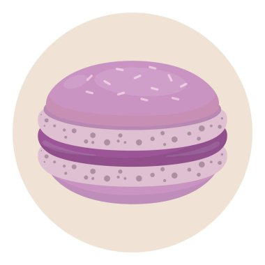 Mor renkli pembe pasta.