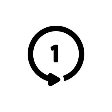 yuvarlak simge, vektör çizimi