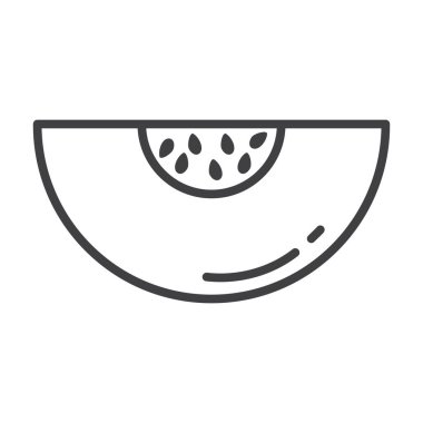 Yiyecek simgelerinin toplanması düz simge, vektör illüstrasyonu 