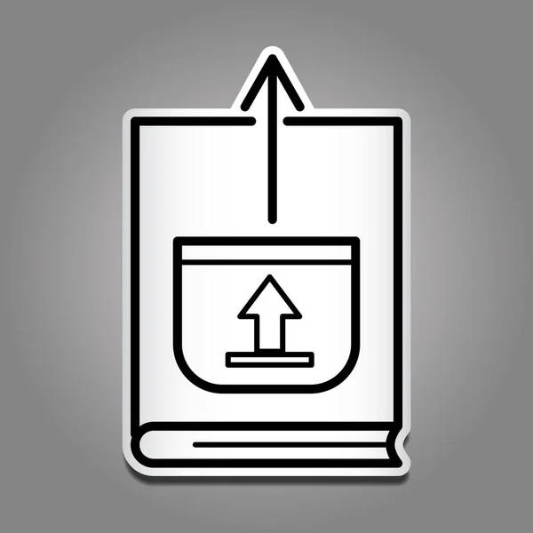 Vector Illustration Modern Black Icon Download — Stock Vector