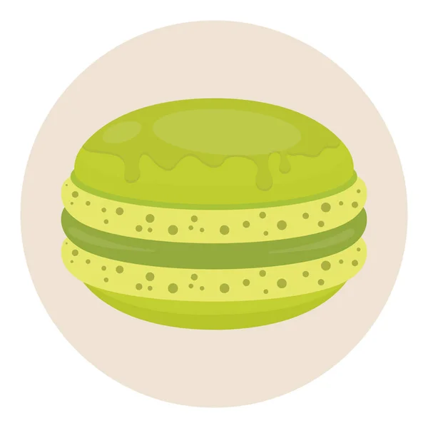 Icono Pepino Verde Estilo Dibujos Animados Aislado Sobre Fondo Blanco — Vector de stock