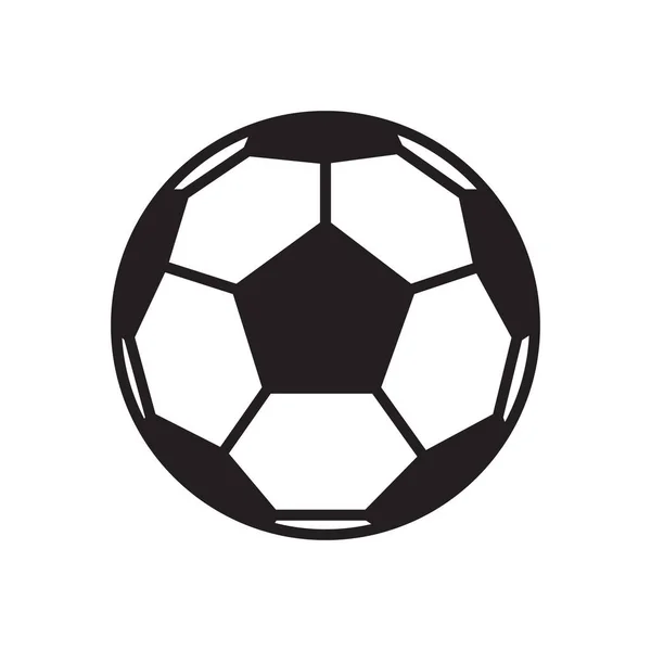 Fußball Ikone Bunte Vektorillustration — Stockvektor