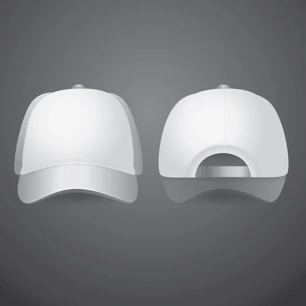 灰色背景下白色头盔的矢量图解 — 图库矢量图片