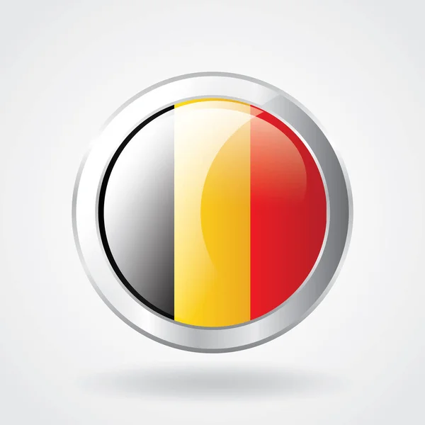 Illustrazione Vettoriale Dell Icona Della Bandiera Germania — Vettoriale Stock