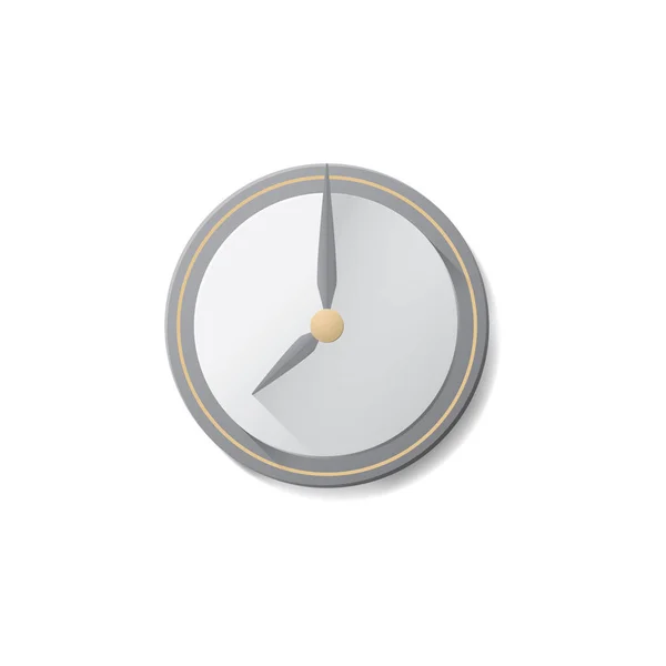 Reloj Icono Vector Aislado — Vector de stock