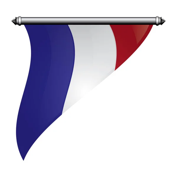 Ikona Francie Vektorové Ilustrace Pozadí — Stockový vektor