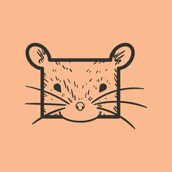 Illustration Vectorielle Animal Mignon — Image vectorielle