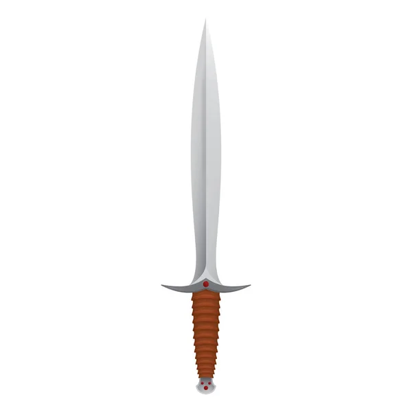 Kılıç Düz Simgesi Vektör Illüstrasyonu — Stok Vektör