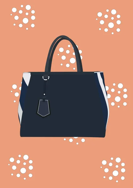 Bolso Mano Ilustración Vectorial Estilizada — Vector de stock