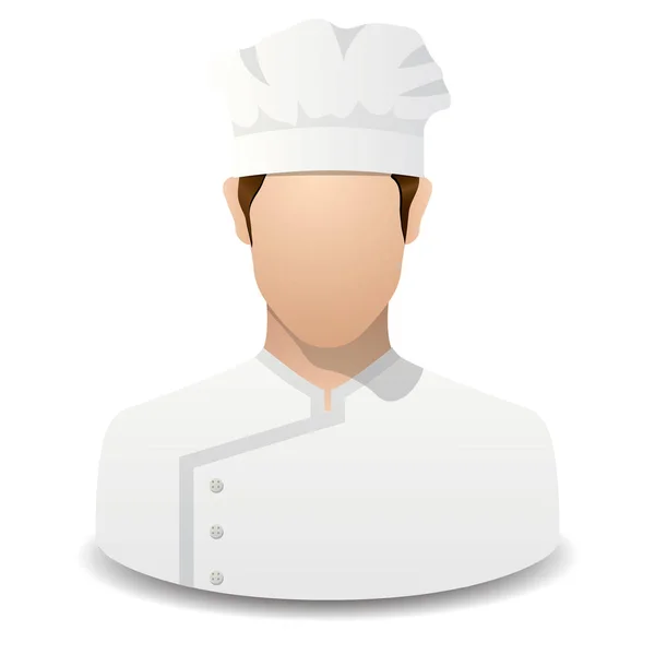 Chef Avec Plateau Nourriture — Image vectorielle