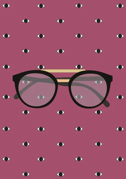 Óculos Ilustração Vetorial Estilizada —  Vetores de Stock
