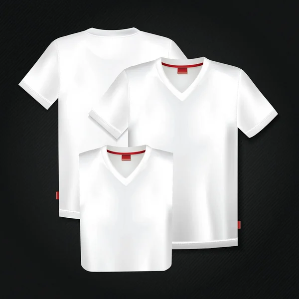 Shirt Vorlage Design Auf Schwarzem Hintergrund — Stockvektor