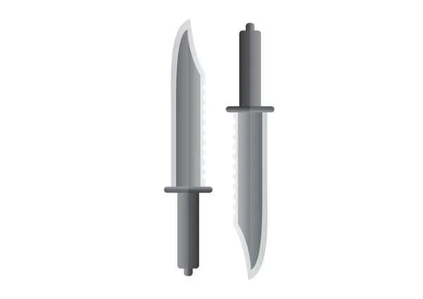 Render Knife — Stock Vector