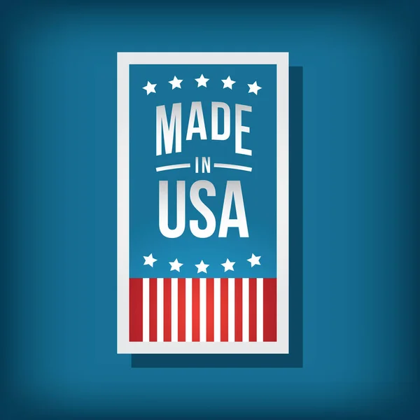 Illustration Marque Made Usa — Image vectorielle