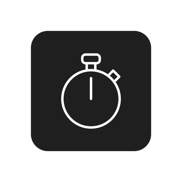 Stopwatch Icon Vector Illustration Flat Design Style — Stock Vector