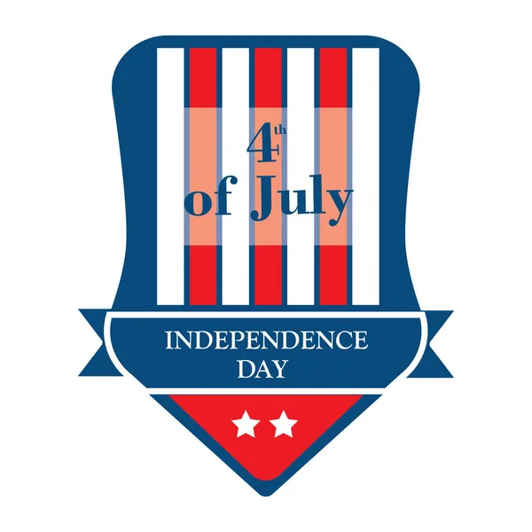 美国独立日横幅插图 — 图库矢量图片