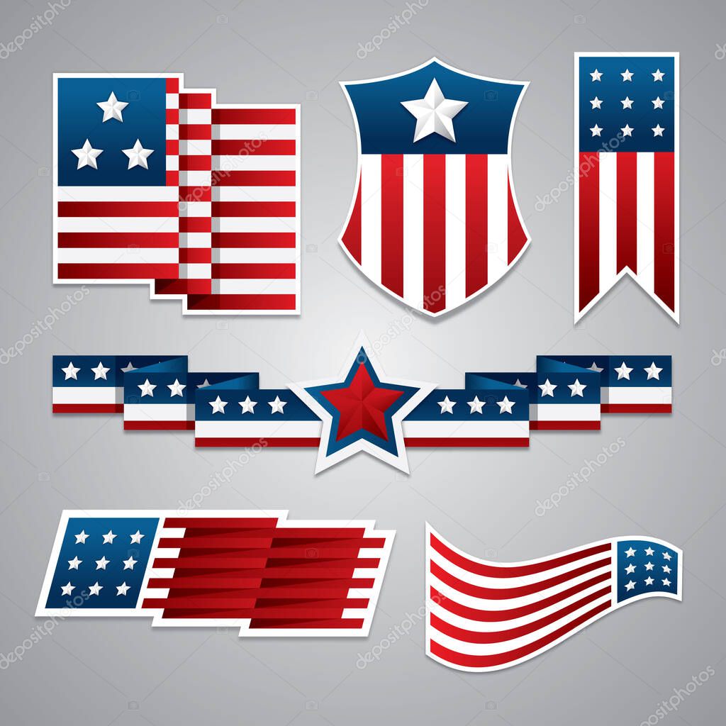 american symbol, design vector illustration